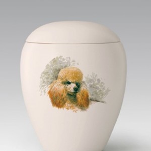 Urna ceramica Barboncino stilizzato
