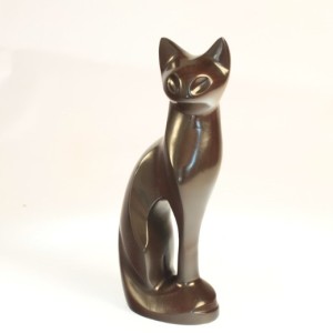 gatto in bronzo
